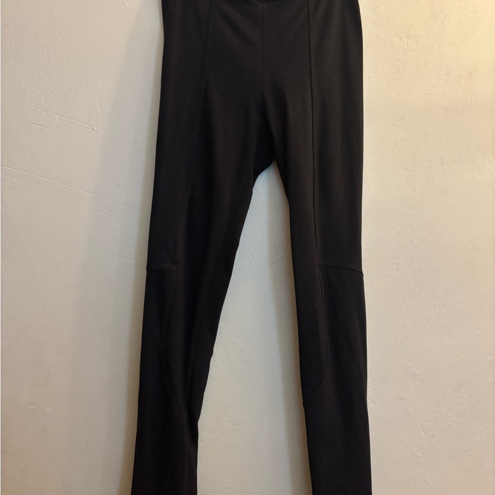 True Religion Black zip back Leggings